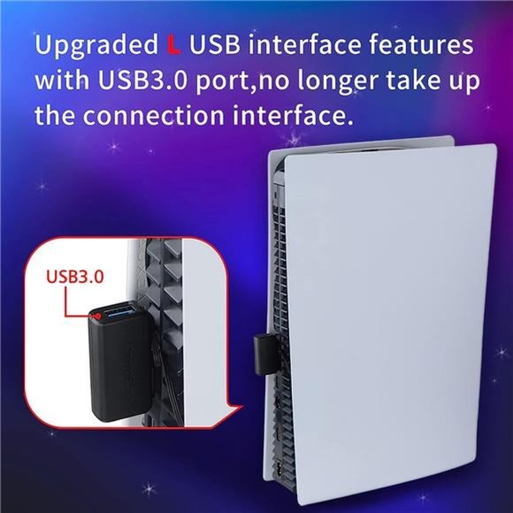 RGB LED Light Strip for ps5 Console,7Colors 29Effects DIY Decoration Accessories - Picture 5 of 6